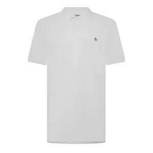 Original Penguin Mens Embroidered Logo Polo Shirt / White